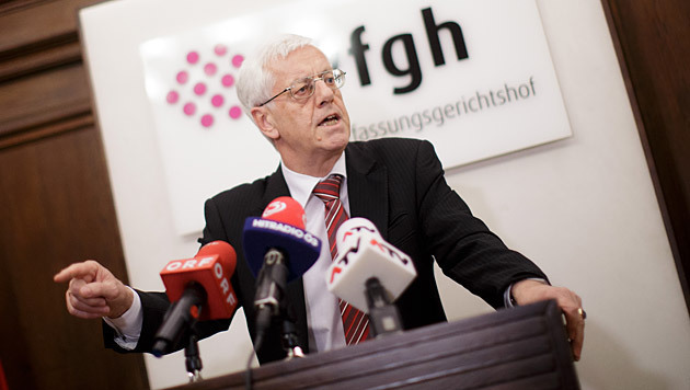 VfGH Präsident Holzinger